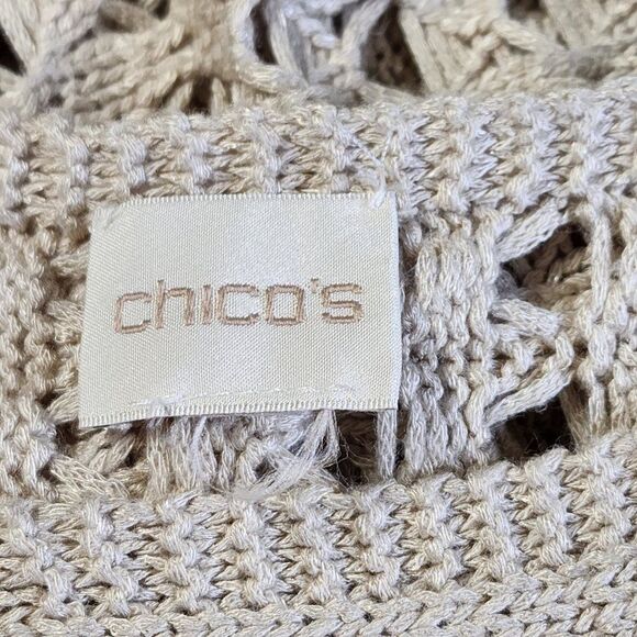 Chico's crochet sweater - Picture 9 of 12